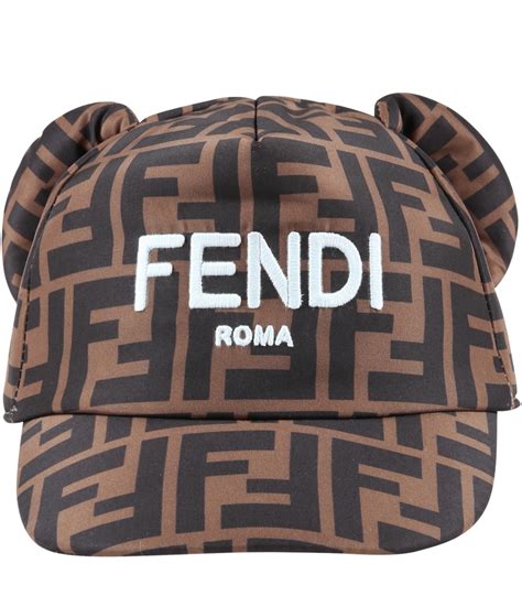 cappello e sciarpa fendi neonato|Bambini .